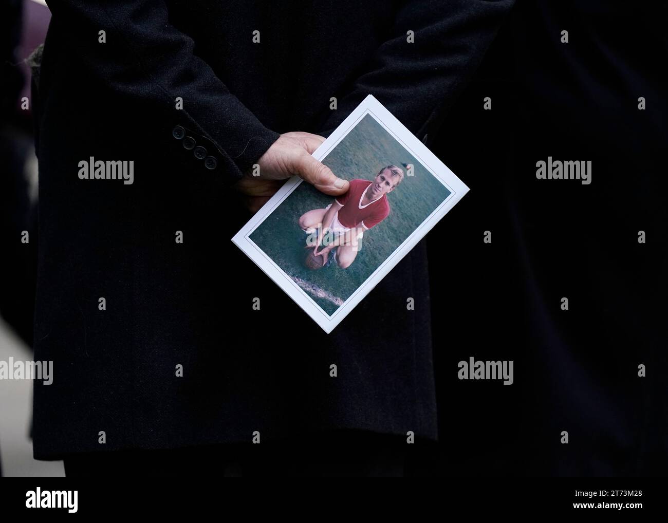 Manchester, Royaume-Uni. 13 novembre 2023. Fans aux funérailles de Sir Bobby Charlton à la cathédrale de Manchester, Manchester : le crédit photo devrait se lire : Andrew Yates/Sportimage crédit : Sportimage Ltd/Alamy Live News Banque D'Images