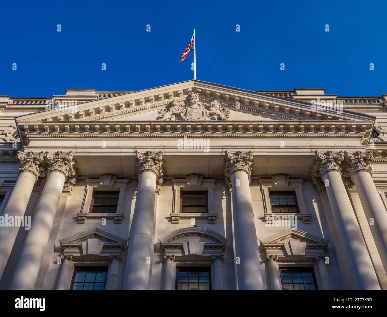 HM Treasury, HIS Majesty's Treasury, UK Government, Whitehall, Westminster, Angleterre, Royaume-Uni, GB. Banque D'Images