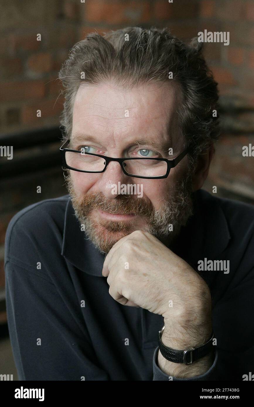 Tony Wilson ou Anthony H Wilson, co-fondateur de Factory Records et de la Hacienda Nightclub, photographié avant sa mort en 2007. Actualités pic Paul Burrows Banque D'Images