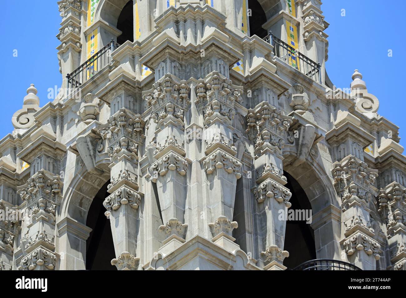 Le bord de la tour de Californie, San Diego, Californie Banque D'Images