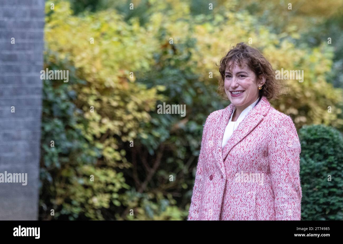 Londres, Royaume-Uni. 13 novembre 2023. Remaniement du cabinet britannique Downing Street Londres UK Victoria Atkins est la nouvelle secrétaire à la santé crédit : Ian Davidson/Alamy Live News Banque D'Images