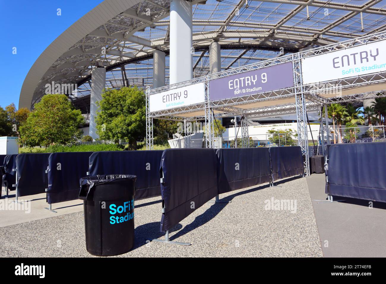 SOFI Stadium, Sports and Entertainment stade couvert situé au 1001 Stadium Dr, Inglewood (Los Angeles - Californie) Banque D'Images