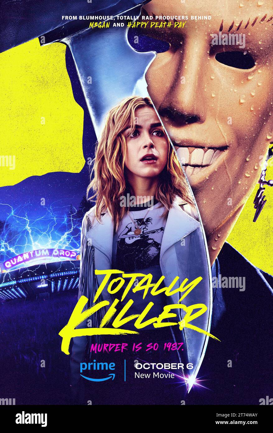 Affiche Totally Killer Kiernan Shipka Banque D'Images