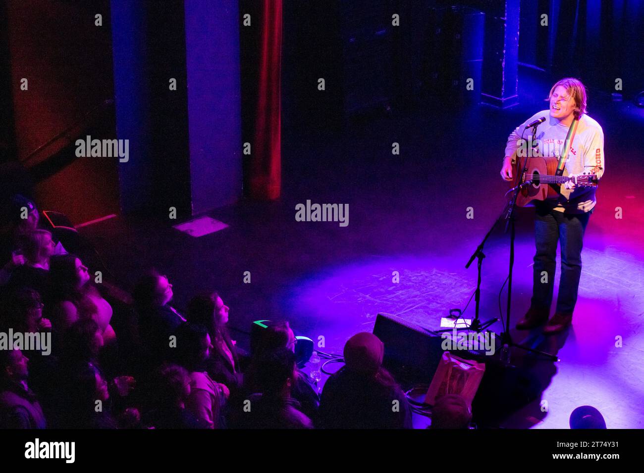 Jersey City, États-Unis. 10 novembre 2023. Ty Segall joue au White Eagle Hall à Jersey City, New Jersey, le 10 novembre 2023. (Photo de Matthew Carasella/Sipa USA) crédit : SIPA USA/Alamy Live News Banque D'Images