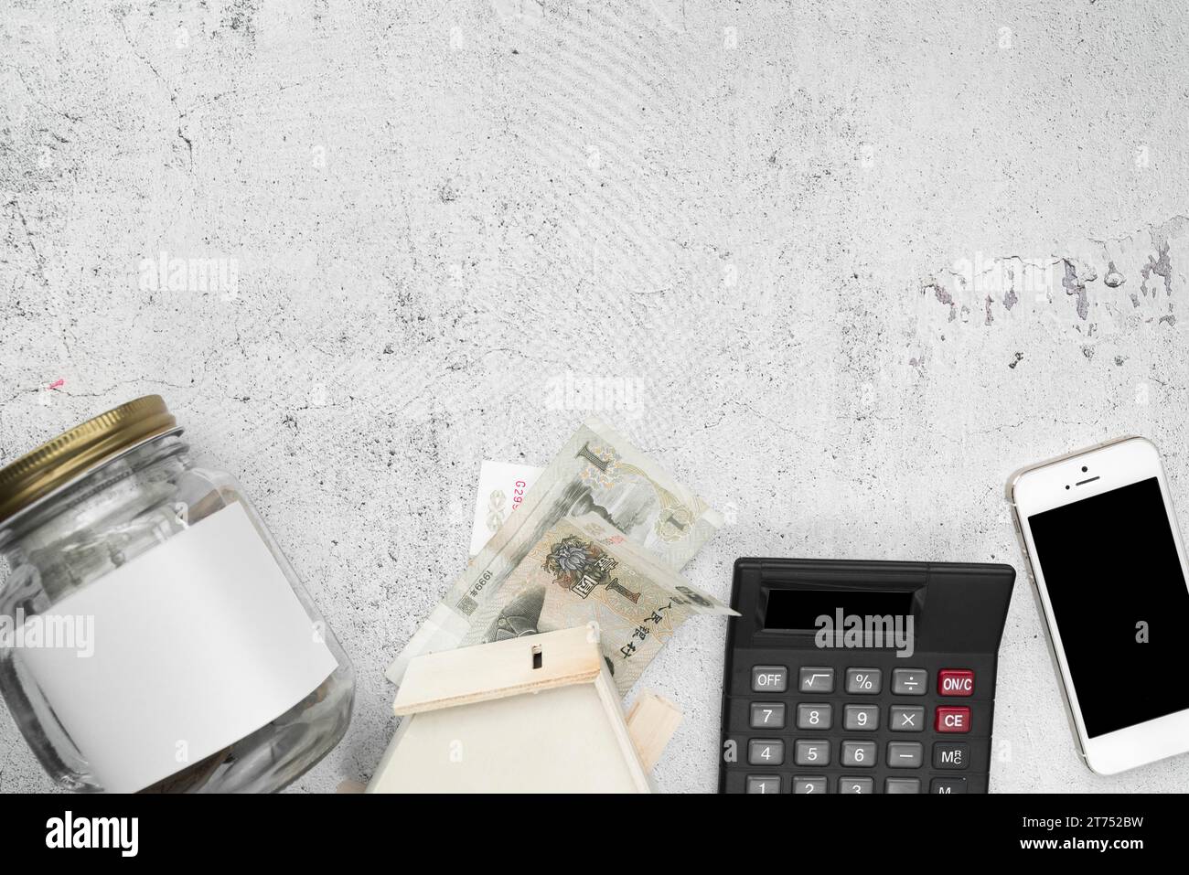 Ligne des éléments financiers Banque D'Images