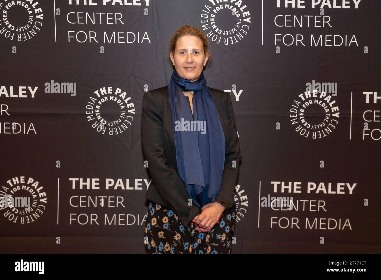 New York, États-Unis. 13 novembre 2023. Kimberly Gilmore, historienne en chef et vice-présidente principale de la responsabilité sociale de l'entreprise chez HISTORY Channel, assiste au Camelot 60 ans plus tard à une projection exclusive et à une discussion de New Docuseries Kennedy de The HISTORY Channel au Paley Center for Media à New York. Crédit : SOPA Images Limited/Alamy Live News Banque D'Images