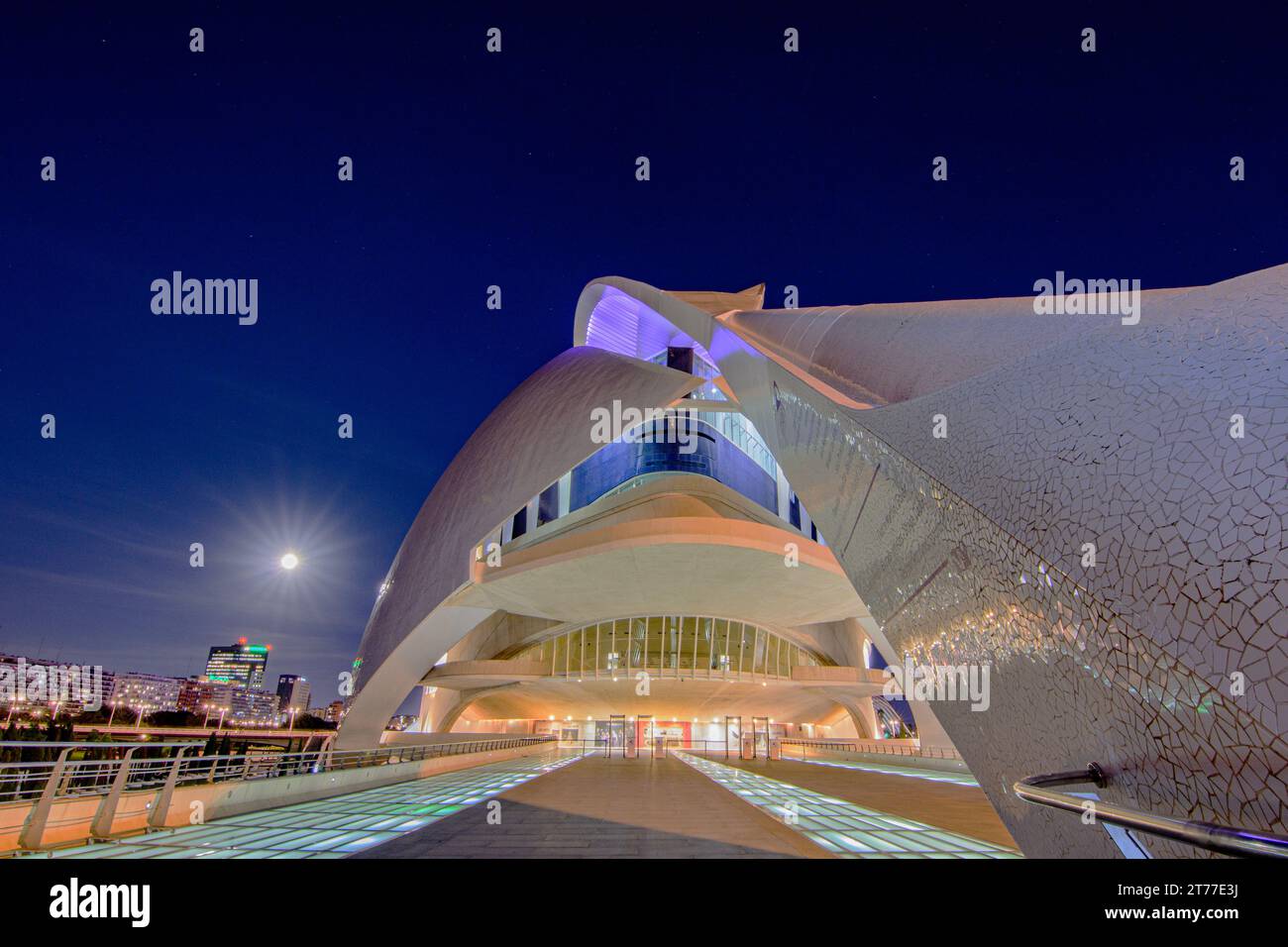 Ville des arts et des sciences Valence Banque D'Images