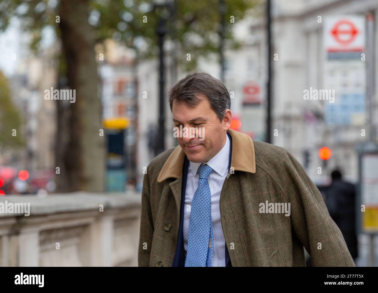 Londres, Royaume-Uni. 14 novembre 2023. John Glen MP a été nommé Paymaster General et ministre du bureau du Cabinet. Il était auparavant secrétaire en chef du Trésor. Il arrive aujourd'hui à l'office du Cabinet pour la réunion du Cabinet Credit : Richard Lincoln/Alamy Live News Banque D'Images