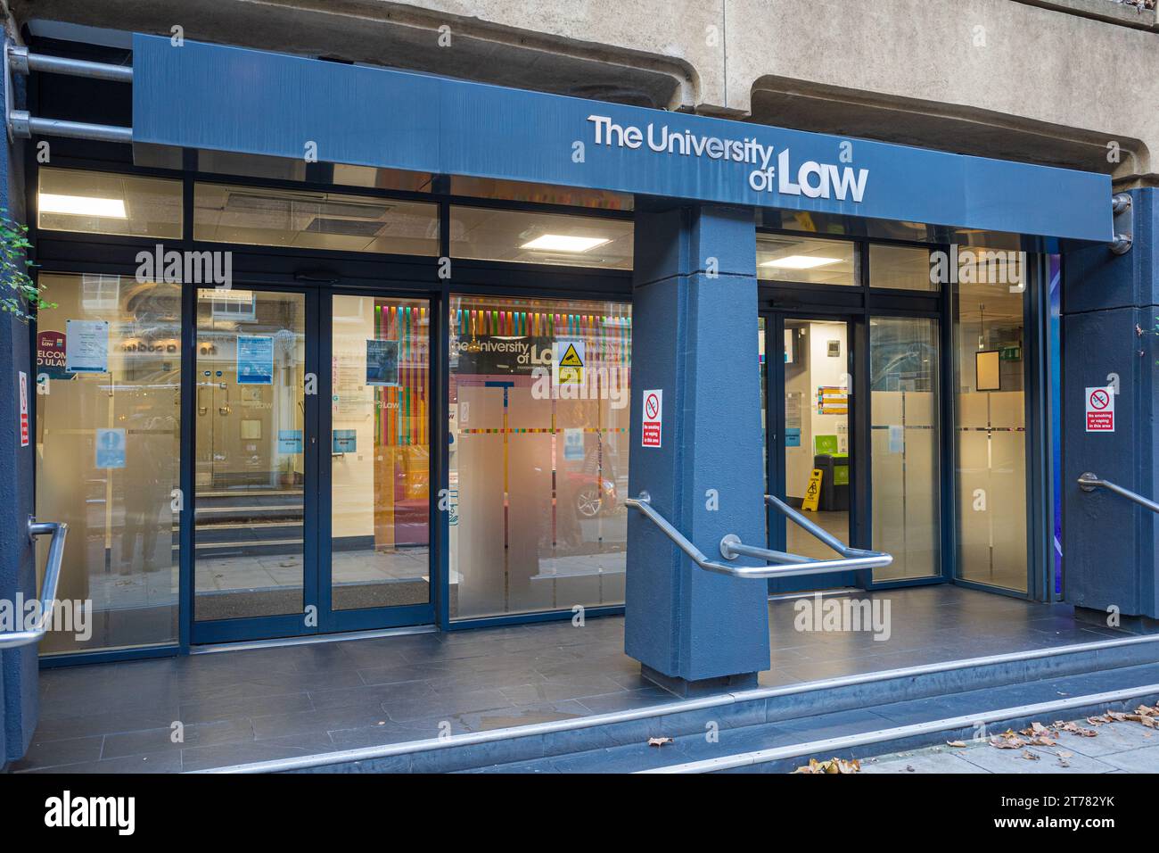 University of Law Bloomsbury London - fournisseur spécialisé d'enseignement juridique de l'ULAW fondé en 1962 en tant que College of Law, la plus grande école de droit du Royaume-Uni. Banque D'Images