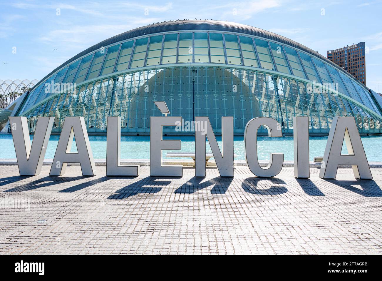 Ville des arts et des sciences Valence Espagne Banque D'Images