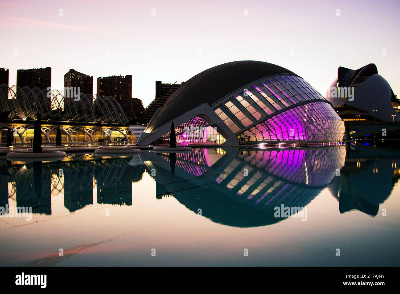 Ville des arts et des sciences Valence Espagne Banque D'Images