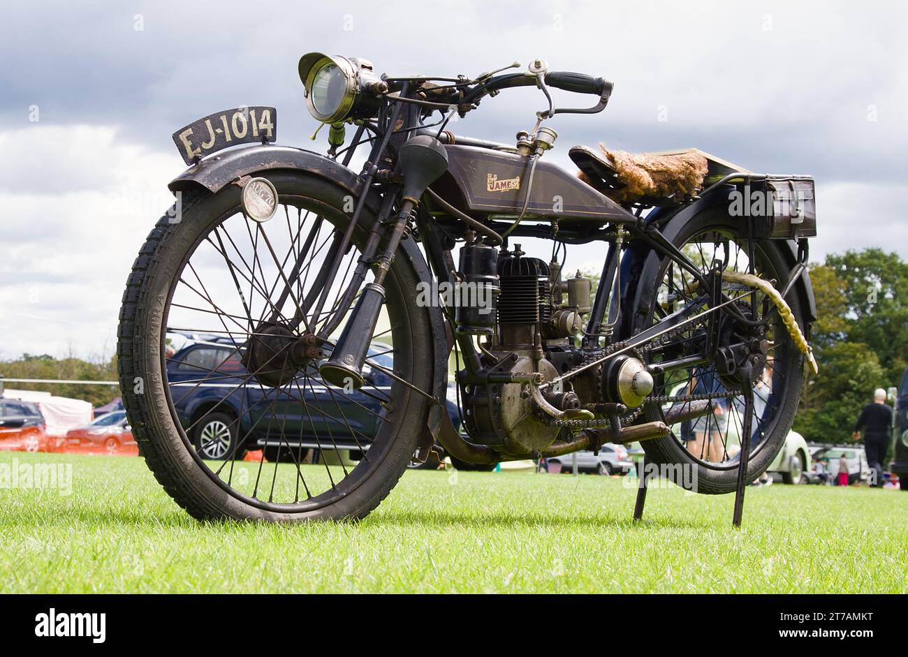 Vintage Classic, 1925, James cycle Company Ltd moto modèle 11a, Lymington, Angleterre Royaume-Uni Banque D'Images