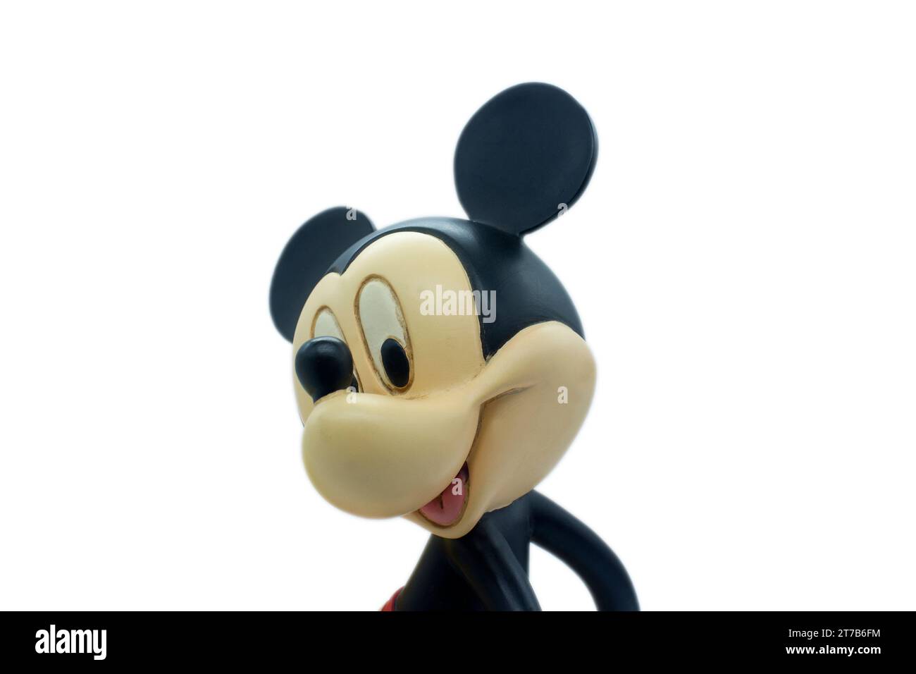 Image de studio de la souris Mickey sur un fond blanc isolé. Banque D'Images