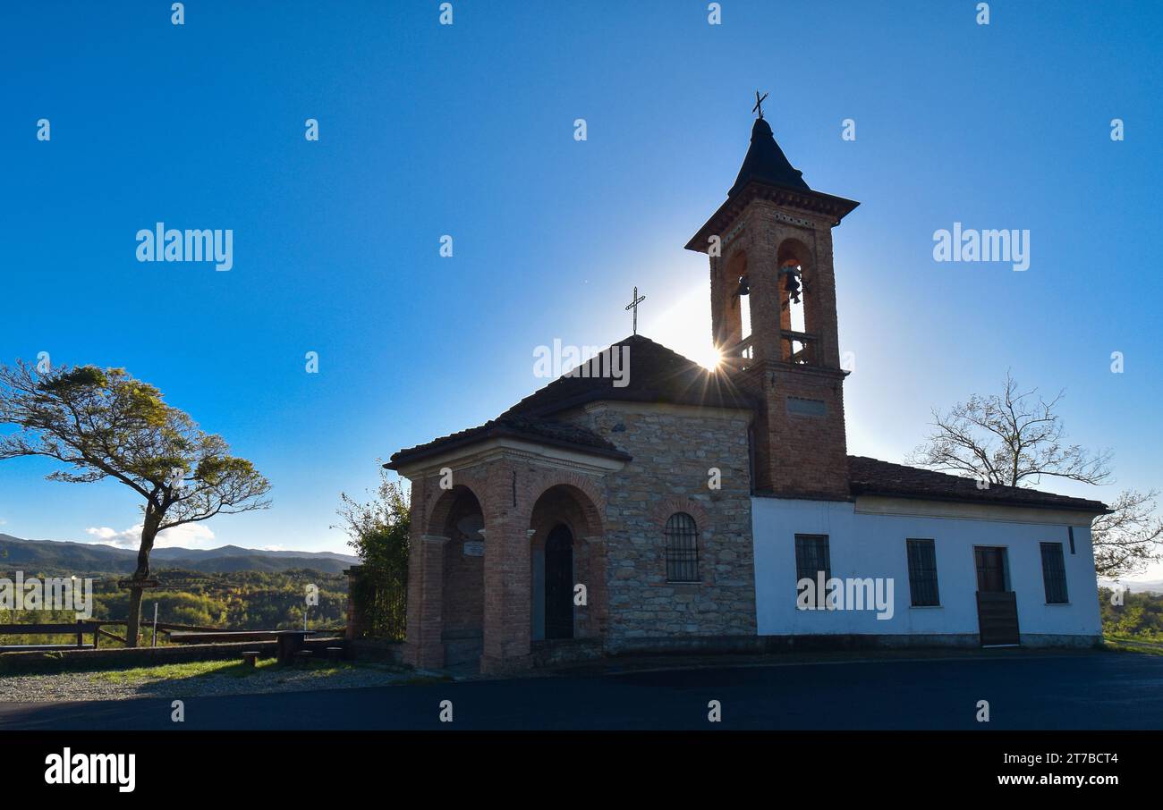 Église traditionnelle, Monferrato, Alexandrie, Piémont, Italie Banque D'Images