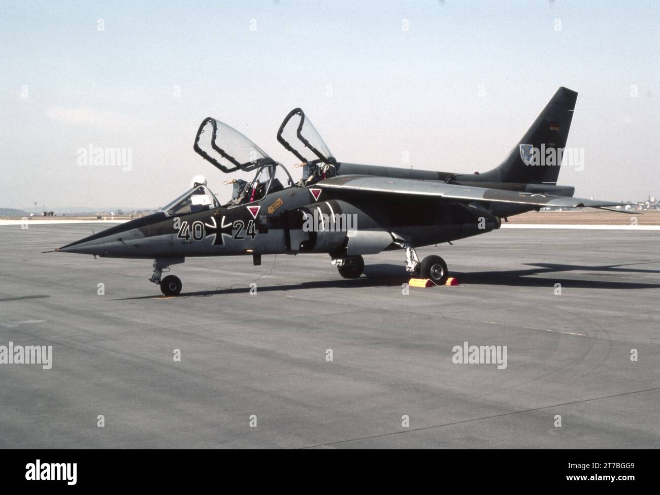 Dassault / Dornier Alpha Jet 40 + 24 – Bundeswehr Luftwaffe / Force aérienne allemande Banque D'Images