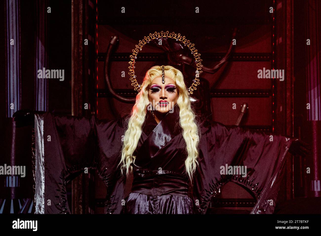 Italie 12 novembre 2023 RuPaul's Drag Race : Werq The World - la Diamond - Assago Forum Milan © Andrea Ripamonti / Alamy Banque D'Images
