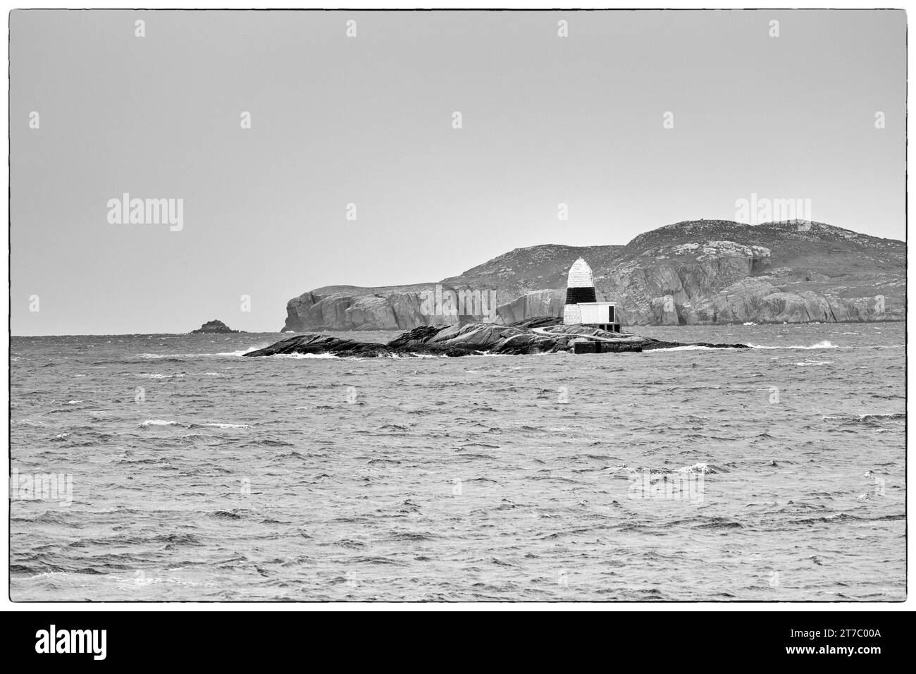 Phare de Ballagh Rocks, île d'Aranmore, Burtonport, comté de Donegal, Irlande Banque D'Images