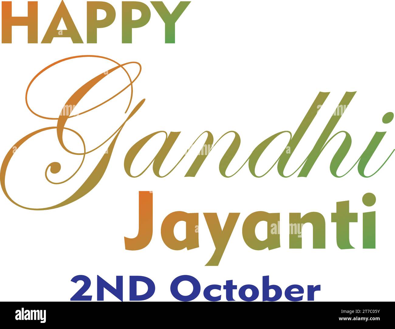 Joyeux Gandhi Jayanti 2 octobre Illustration de Vecteur