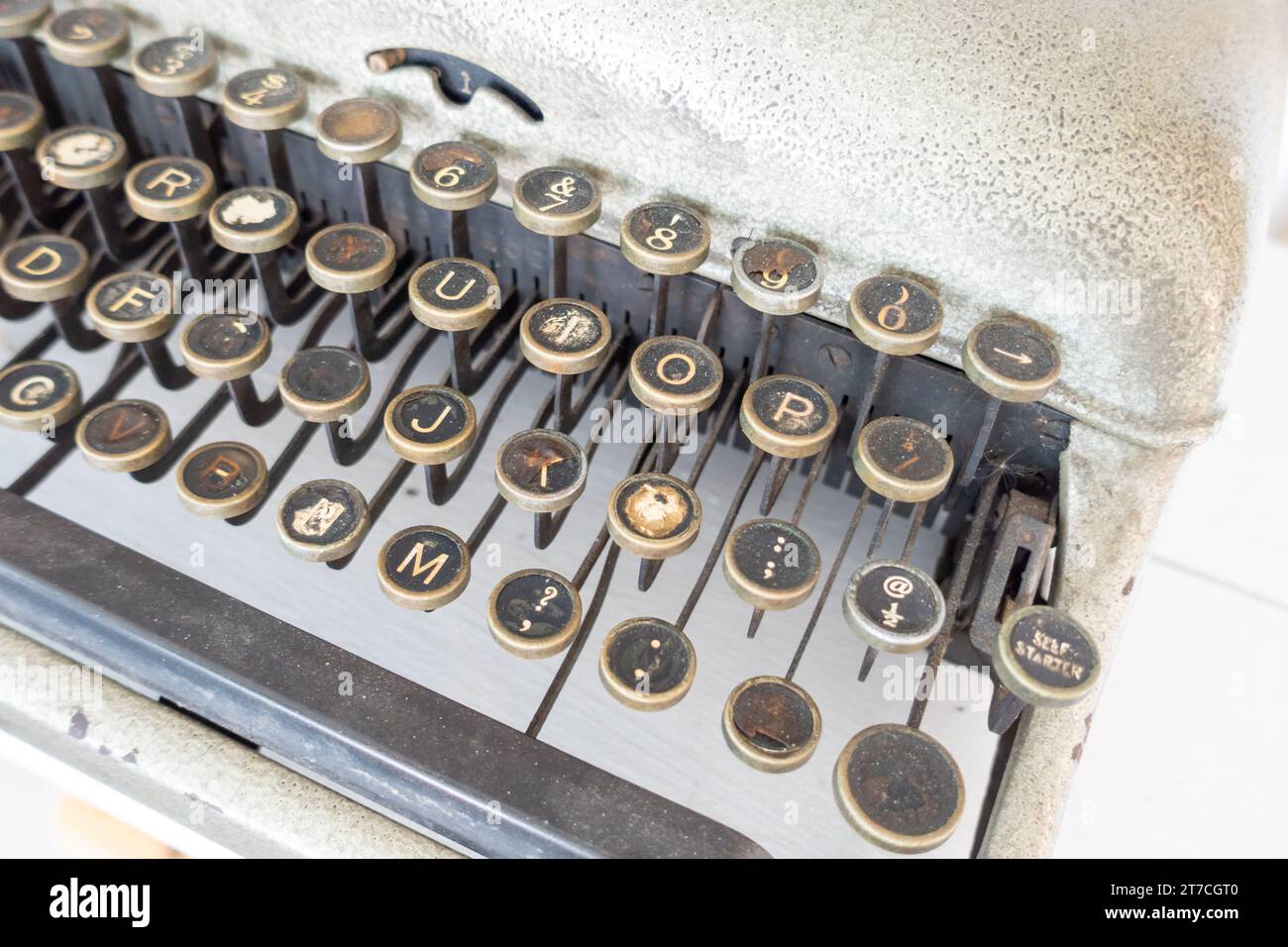 Machines à écrire utilisées au cours des trente dernières années ou plus. Avant que l'ordinateur n'entre en jeu dans la vie quotidienne Banque D'Images
