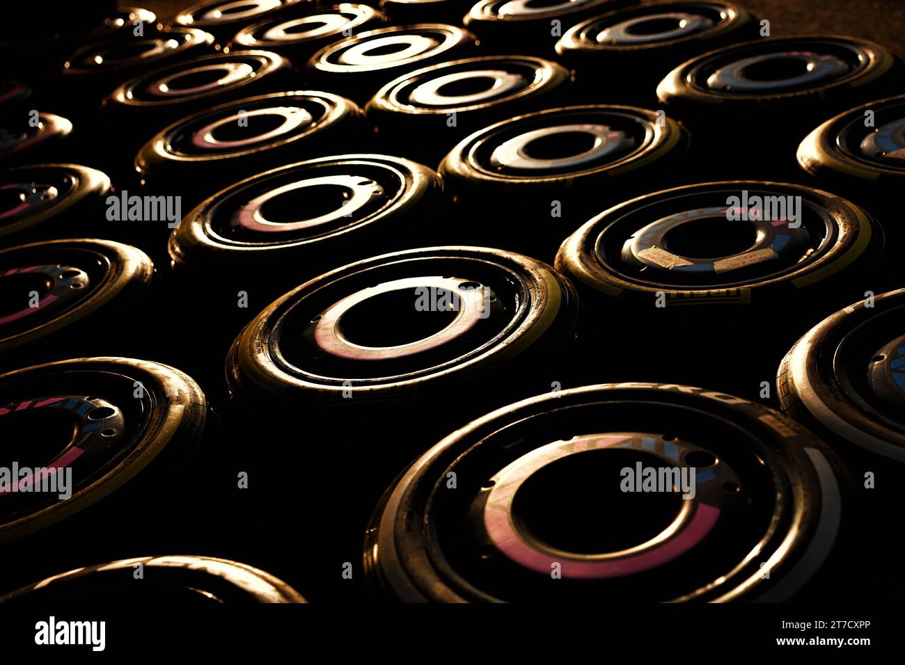 Las Vegas, États-Unis. 14 novembre 2023. Pirelli pneus Formula 1 World Championship, Rd 22, Las Vegas Grand Prix, mardi 14 novembre 2023. Las Vegas Strip circuit, Las Vegas, Nevada, États-Unis. Crédit : James Moy/Alamy Live News Banque D'Images