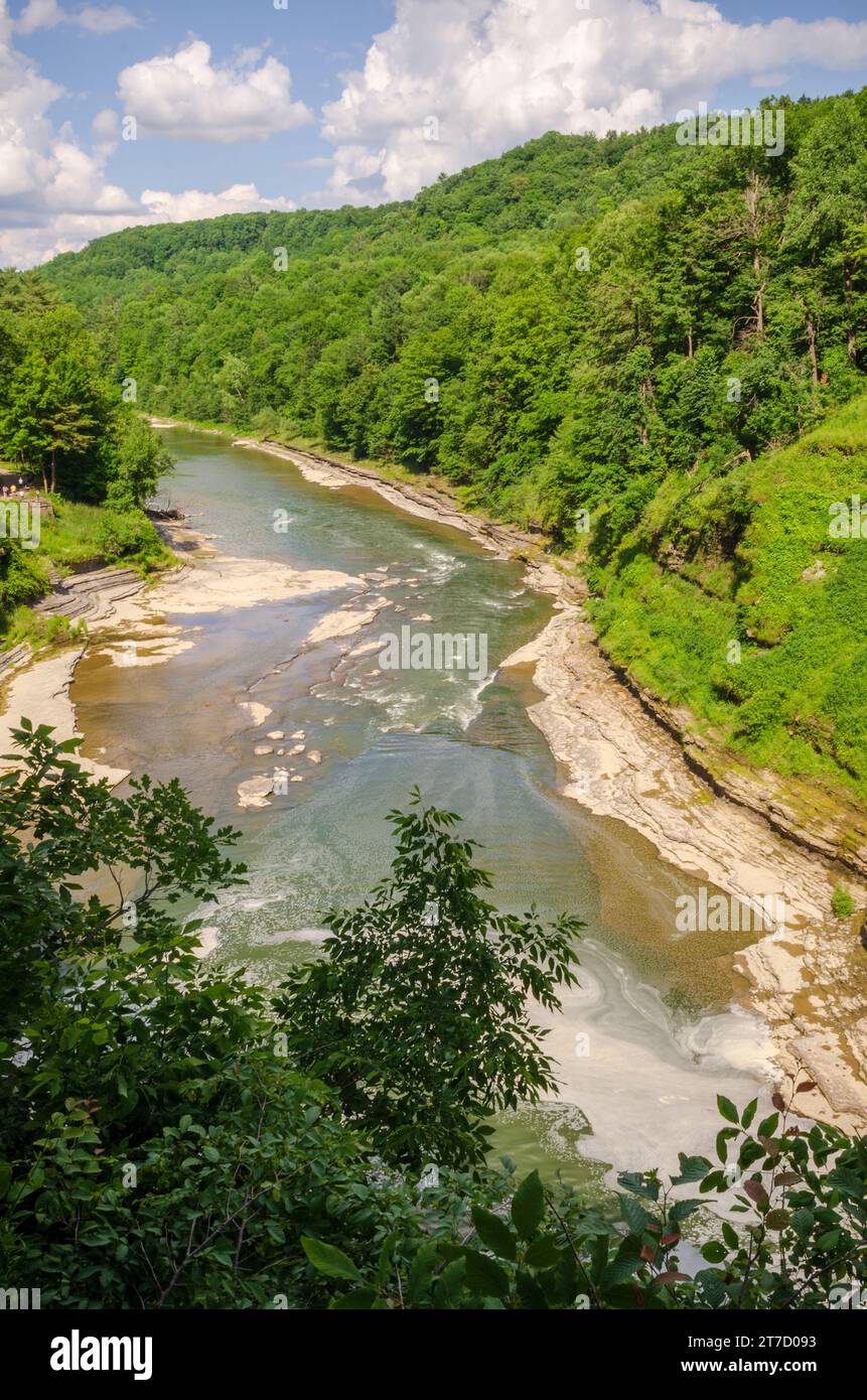 « Grand Canyon de l'est », Letchworth State Park dans l'État de New York Banque D'Images