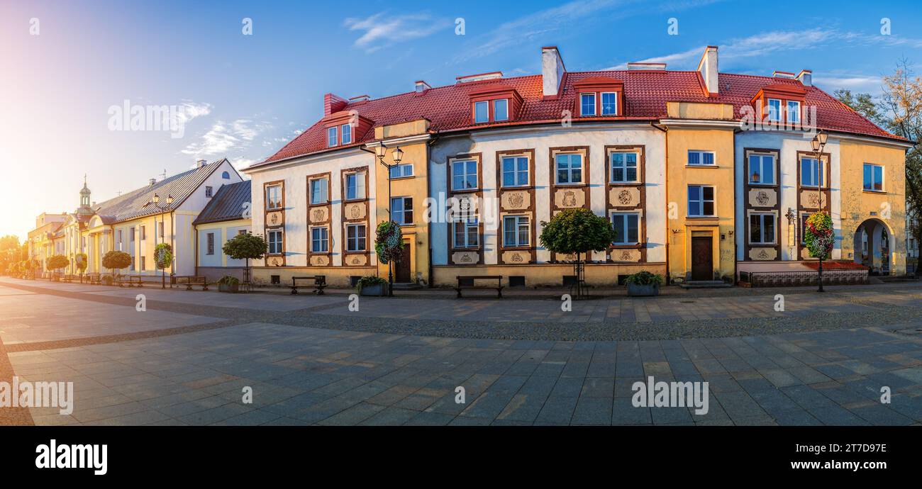 Vieille ville de Bialystok. Bialystok est la plus grande ville du nord-est de la Pologne et la capitale de la voïvodie de Podlaskie. Banque D'Images