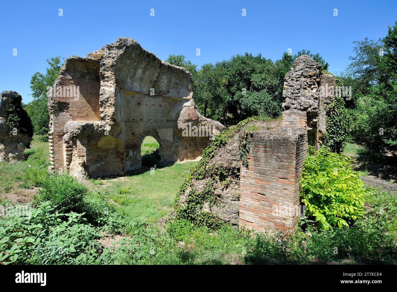 Zone archéologique. Otricoli. Ombrie. Italie Banque D'Images