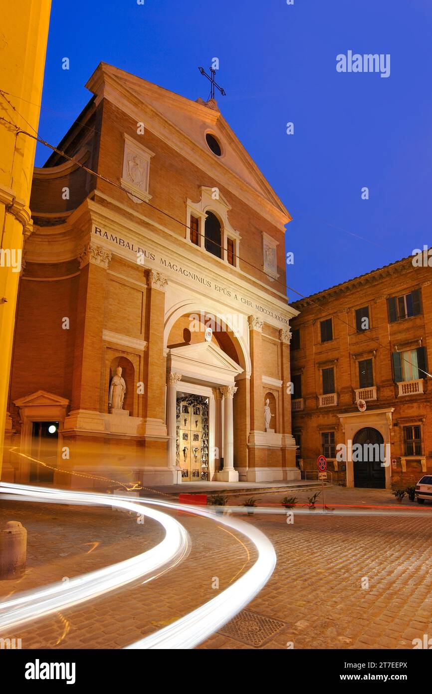 Cathédrale. Jesi. Marche. Italie Banque D'Images