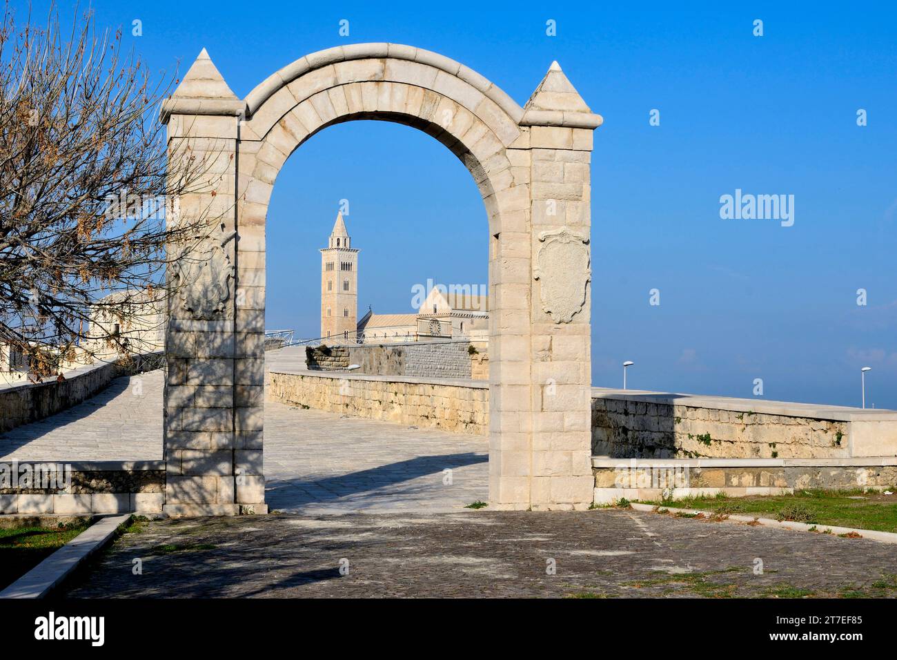 Fort de Sant'antonio. Trani. Puglia. Italie Banque D'Images