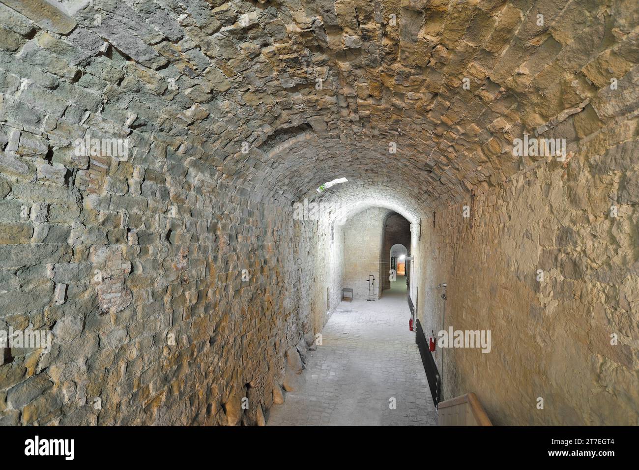 Souterrain du Palais Ducal Siège de l'Université. Vestiaire. Marche. Italie Banque D'Images