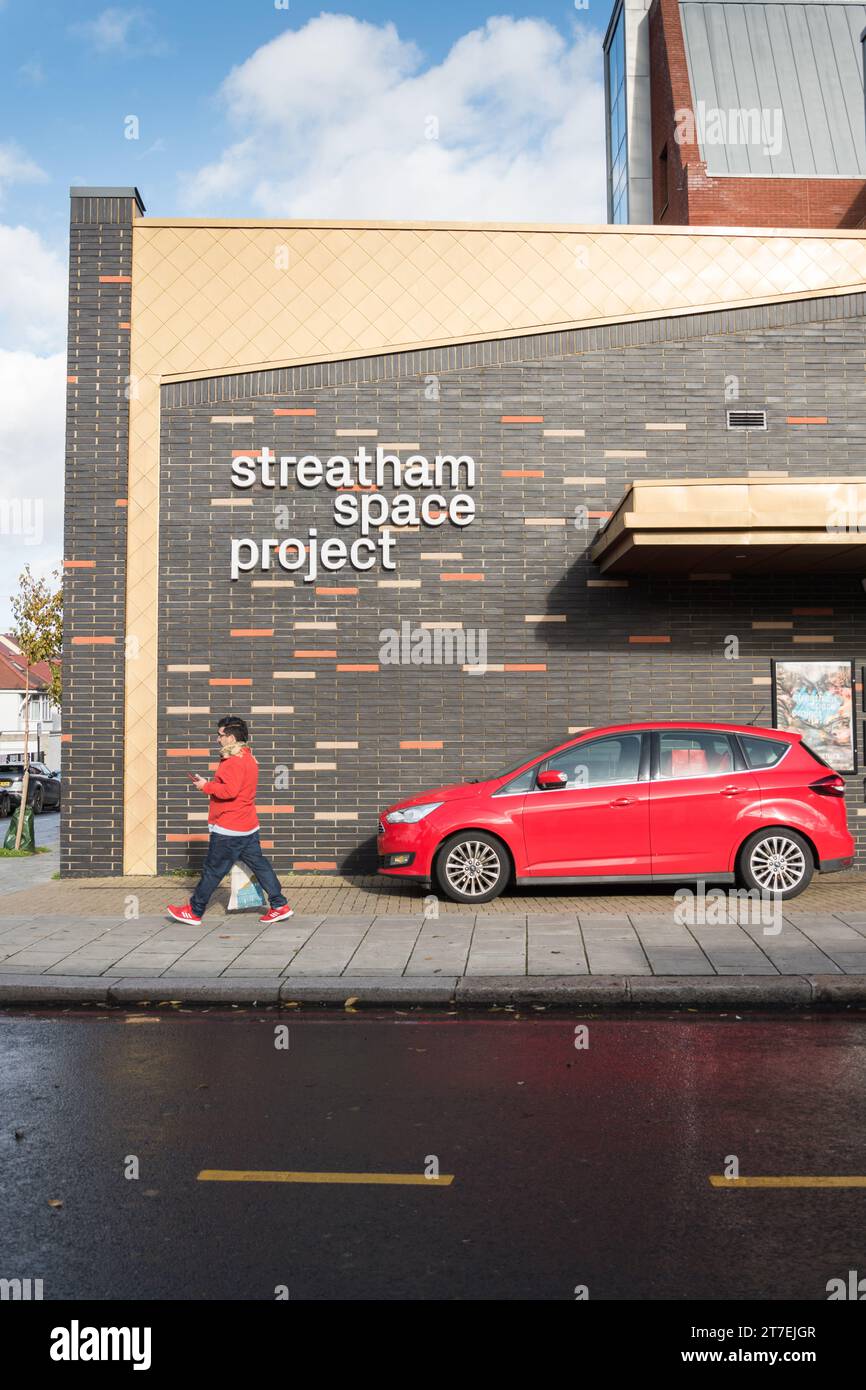 Streatham Space Project, Sternhold Avenue, Londres, SW2, Angleterre, ROYAUME-UNI Banque D'Images