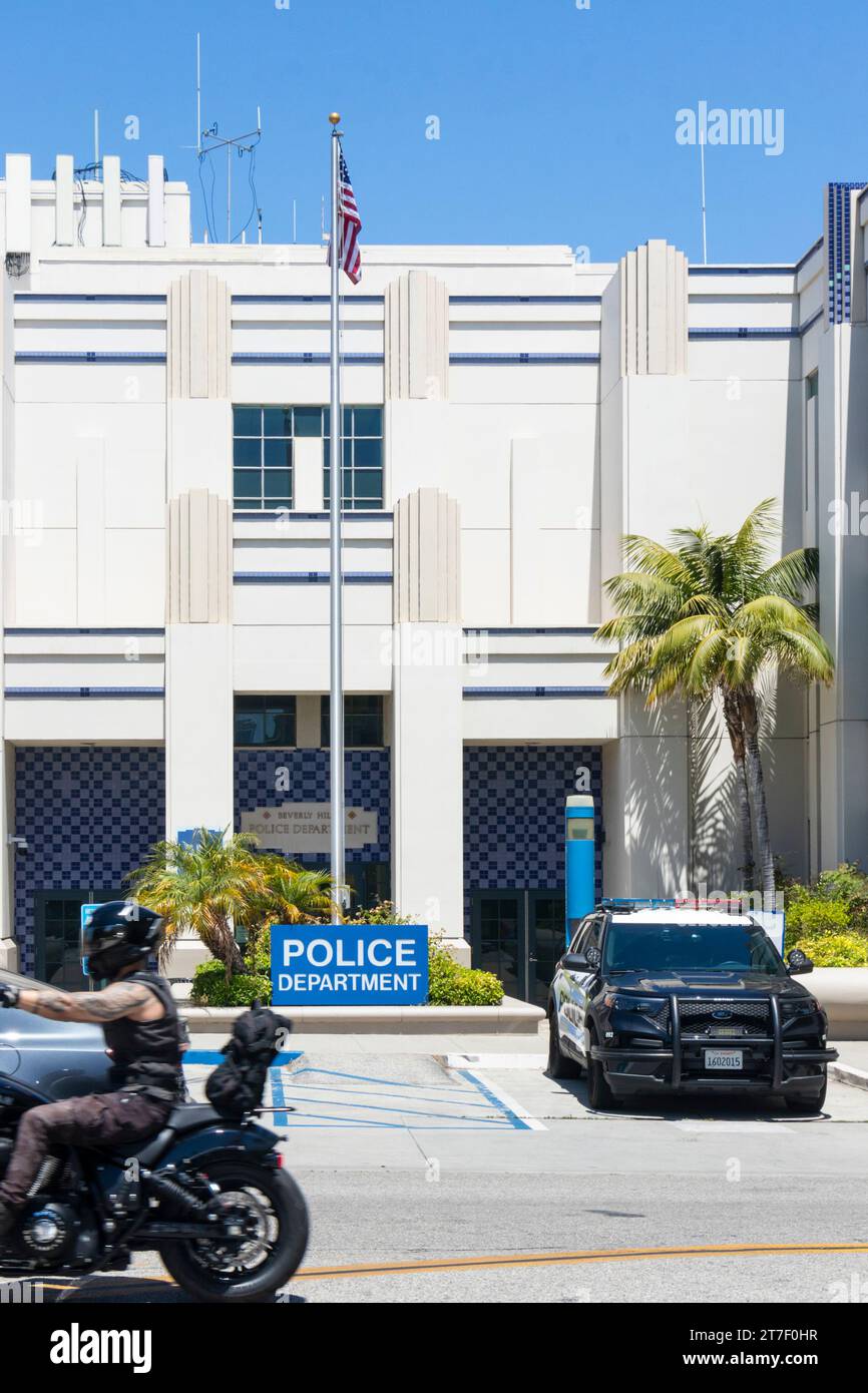 quartier général du département de police de santa monica los angeles californie états-unis Banque D'Images