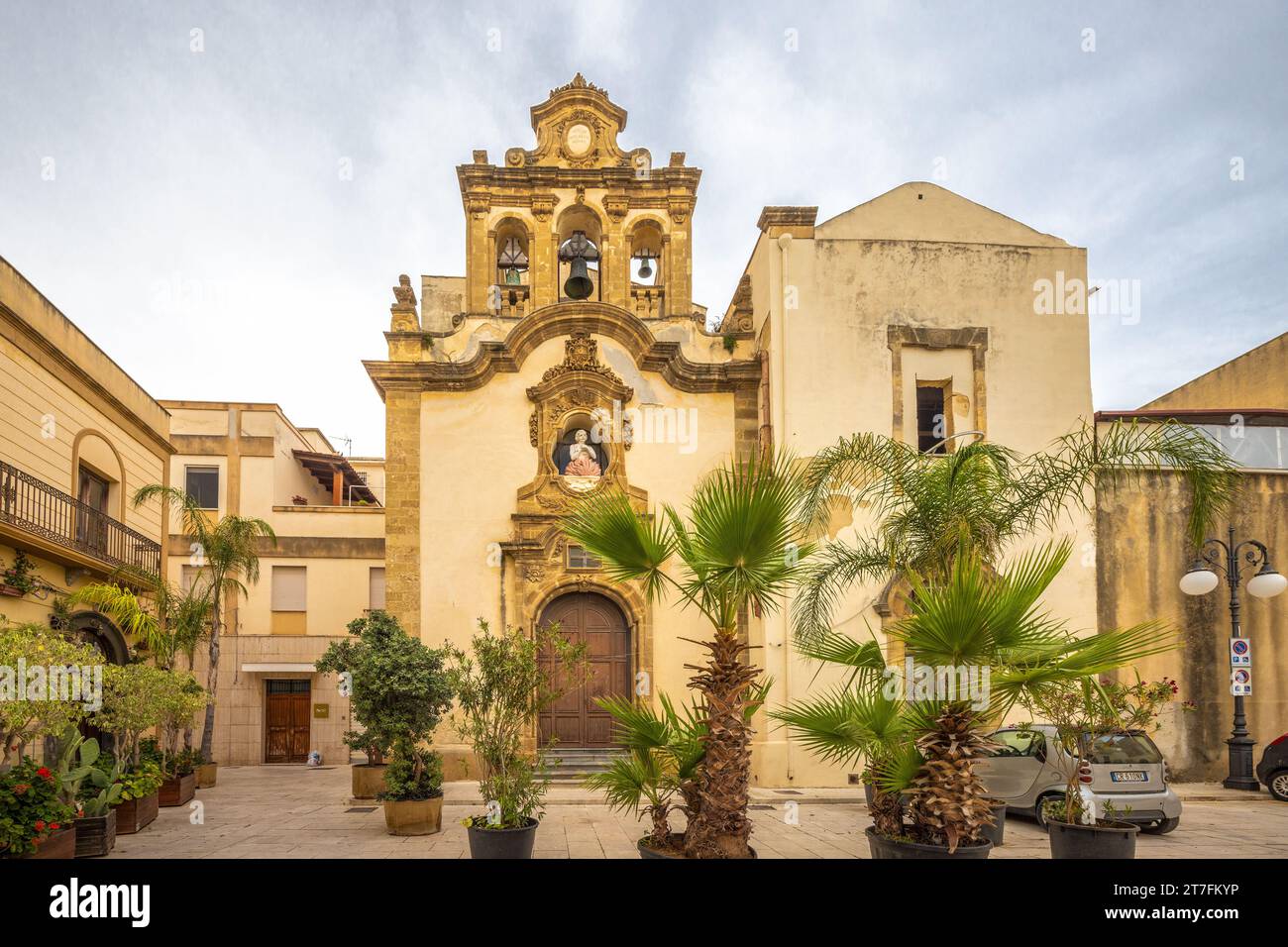 MAZARA DEL VALLO, ITALIE - 8 JUILLET 2023 : Église San Calcedonio. Banque D'Images