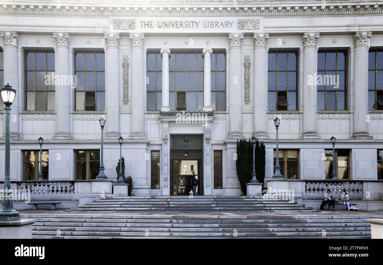 Bibliothèque universitaire, UC Berkeley, Berkeley, Californie, États-Unis Banque D'Images