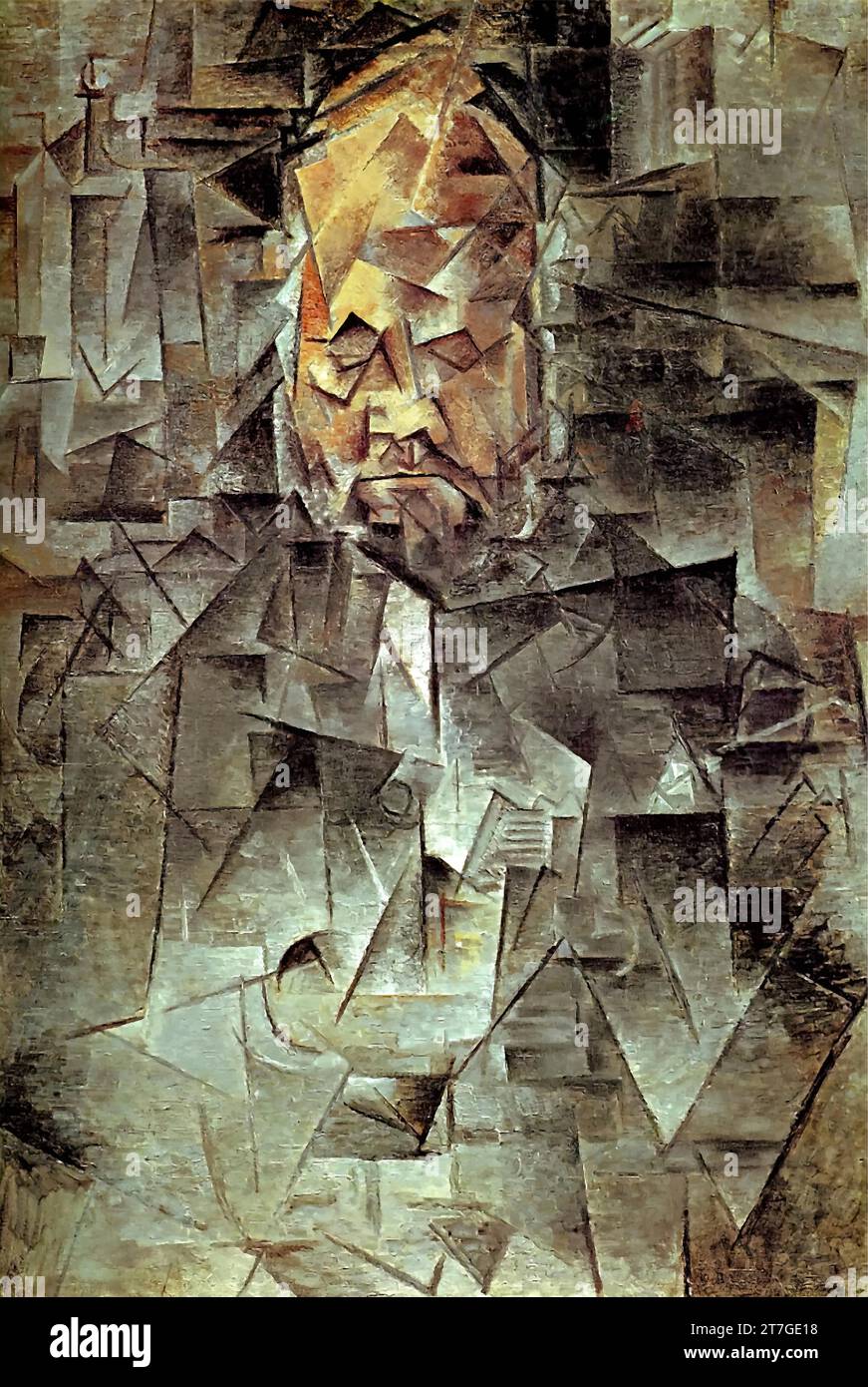Portrait d'Ambroise Vollard 1910 Schilderij van par Pablo Picasso Illustration de Vecteur