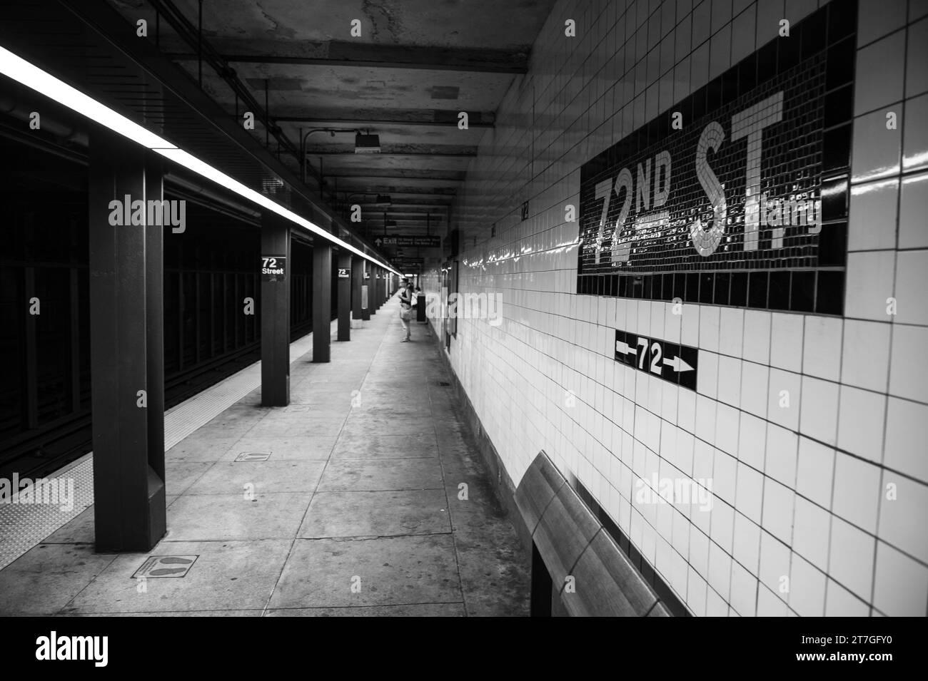 Station de métro 72nd Street à New York Banque D'Images