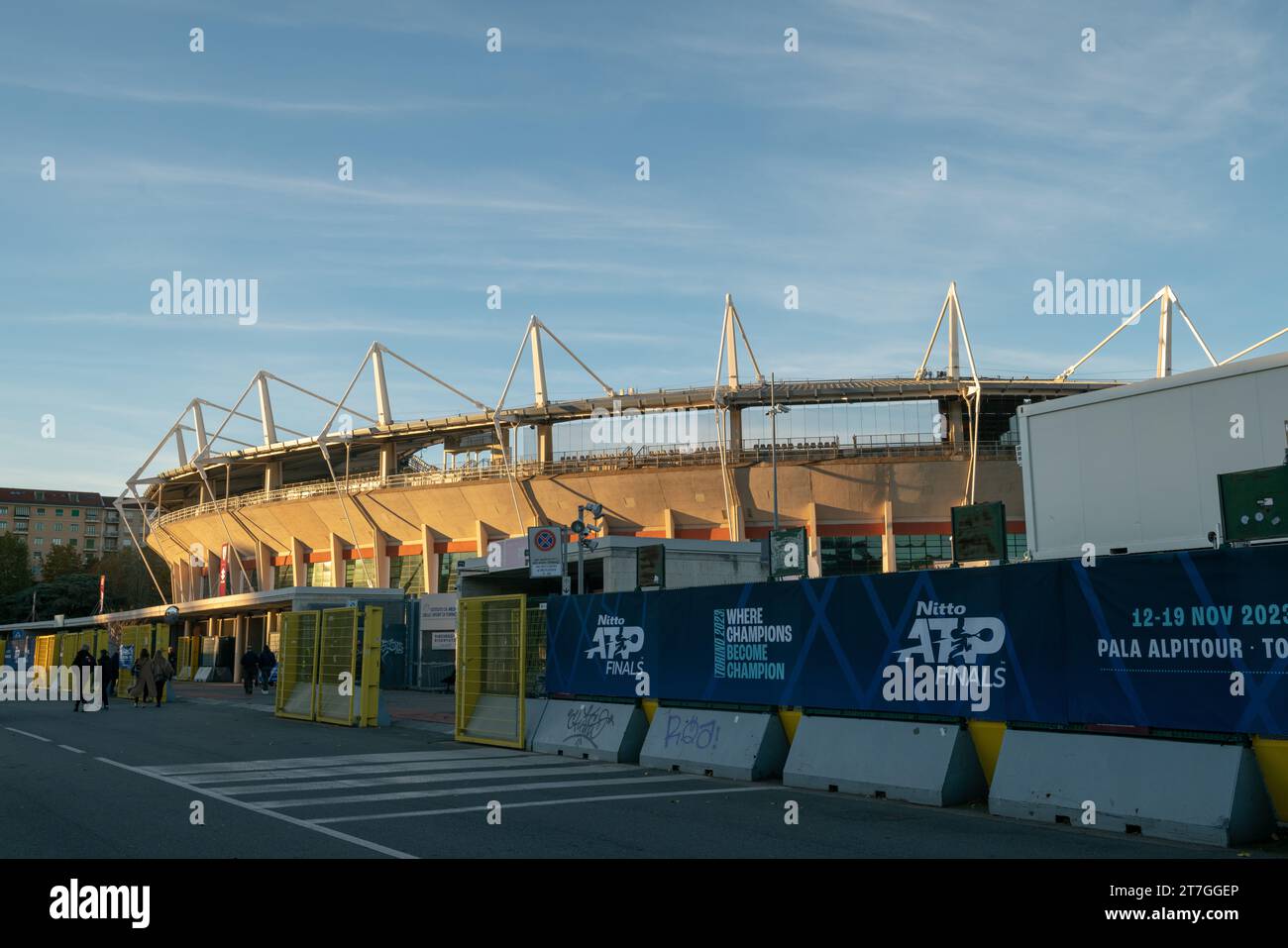 Les finales ATP sont le tournoi de tennis professionnel le plus important de l'année après les quatre manches du Grand Chelem. turin, italie 15 novembre 2023 Banque D'Images