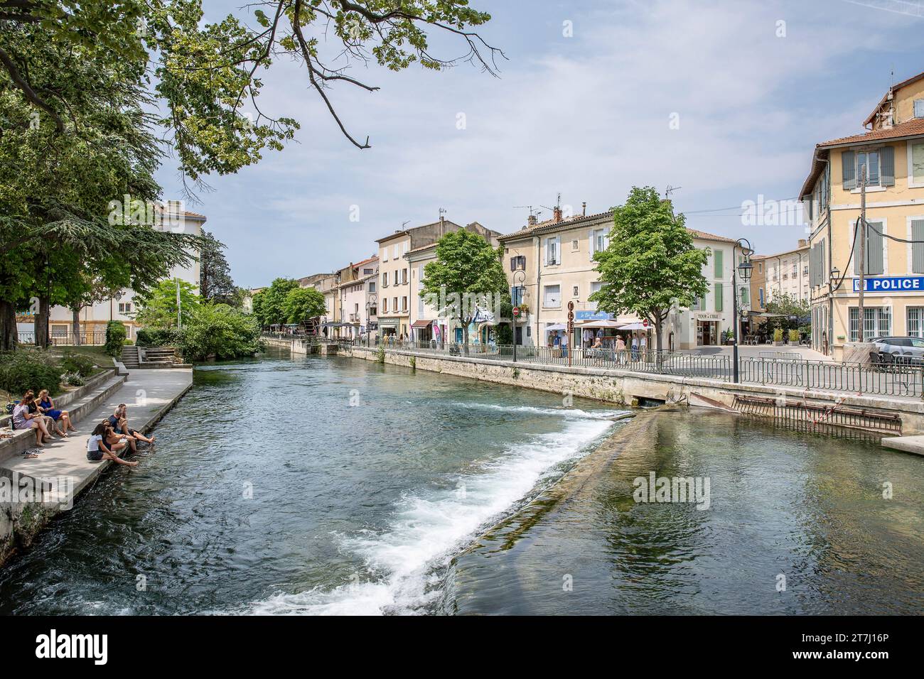 L'Isle-sur-la-Sorgue est une commune française, située dans le département du Vaucluse et la région Provence-Alpes-Côte d'Azur Banque D'Images