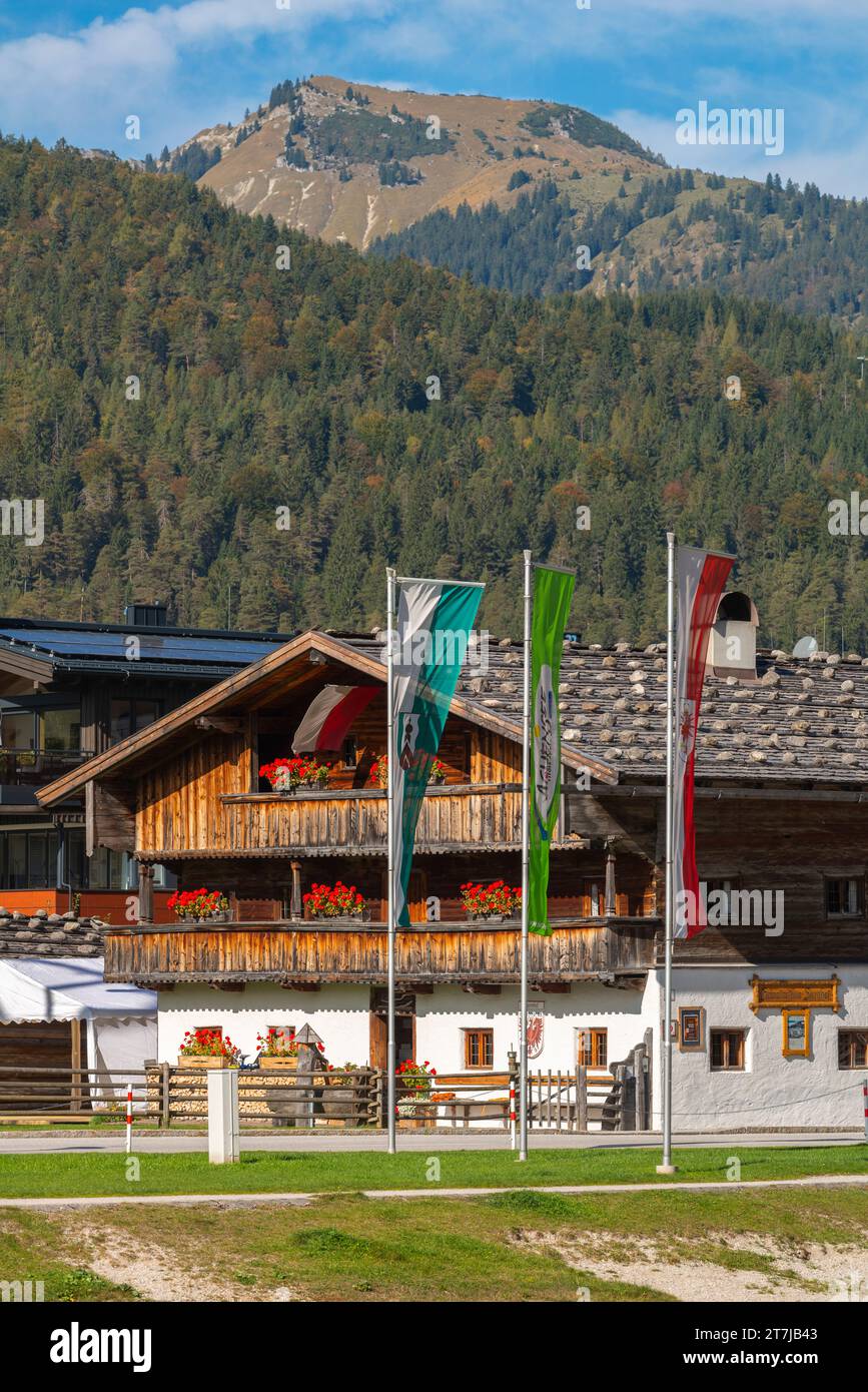 Musée local dans la petite ville et station de vacances populaire Achenkirch sur le lac Achensee Tyrol, Autriche, Europe Banque D'Images