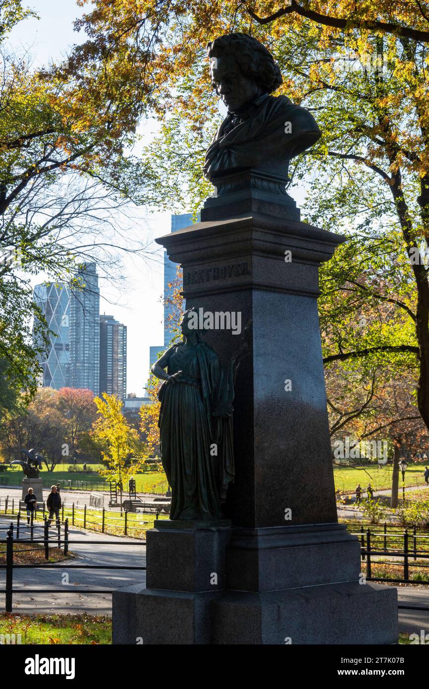Central Park à New York est magnifique pendant la saison d'automne, 2023, USA Banque D'Images