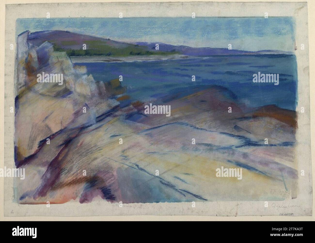 Ludwig Ferdinand Graf Cicada Lussin. Pastel ; étiquette : crayon 27-8-1926 , 1926-08-27 Banque D'Images