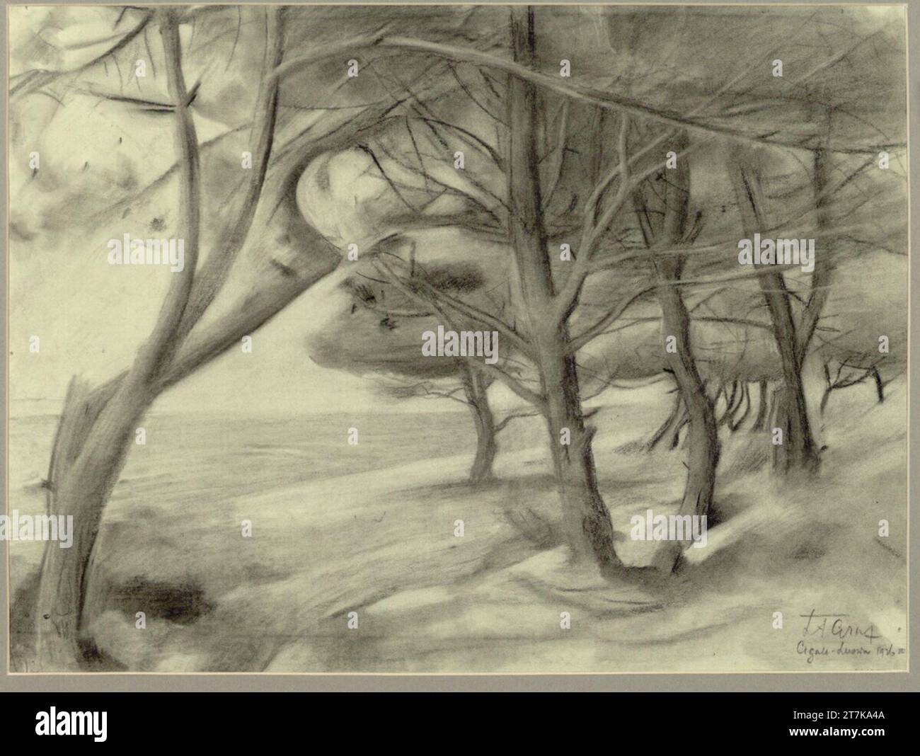 Ludwig Ferdinand Graf Cicada - Lussin. Craie 1926, 1926 Banque D'Images