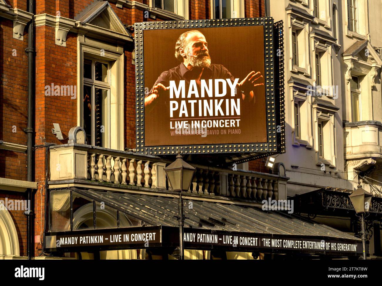 Londres, Royaume-Uni. Mandy Patinkin Live in concert au Lyric Theatre de Shaftesbury Avenue, novembre 2023 Banque D'Images