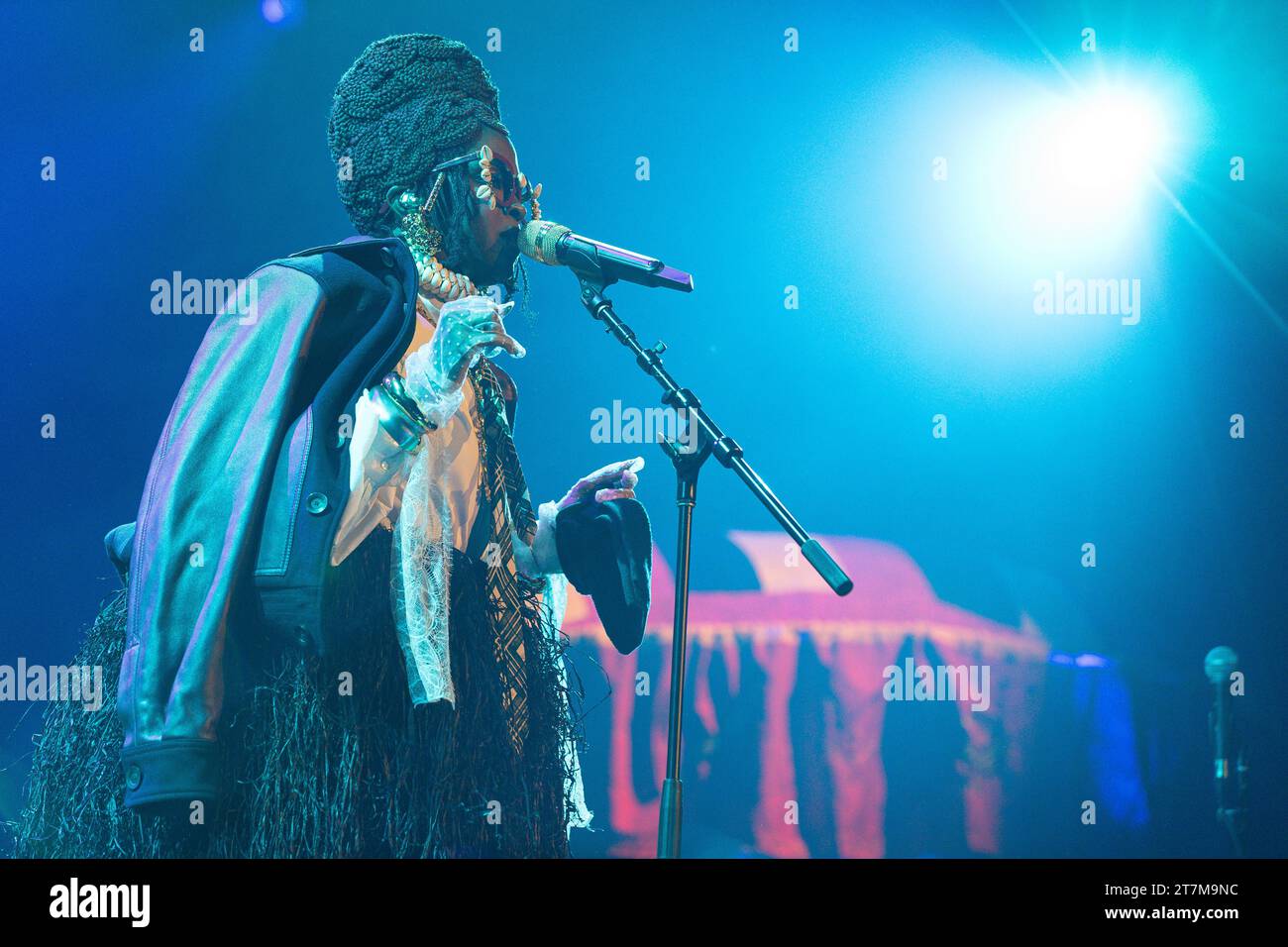 Le musicien américain Lauryn Hill se produit au Rogers Arena de Vancouver, C.-B., Canada, le 12 novembre 2023 © Jamie Taylor Banque D'Images