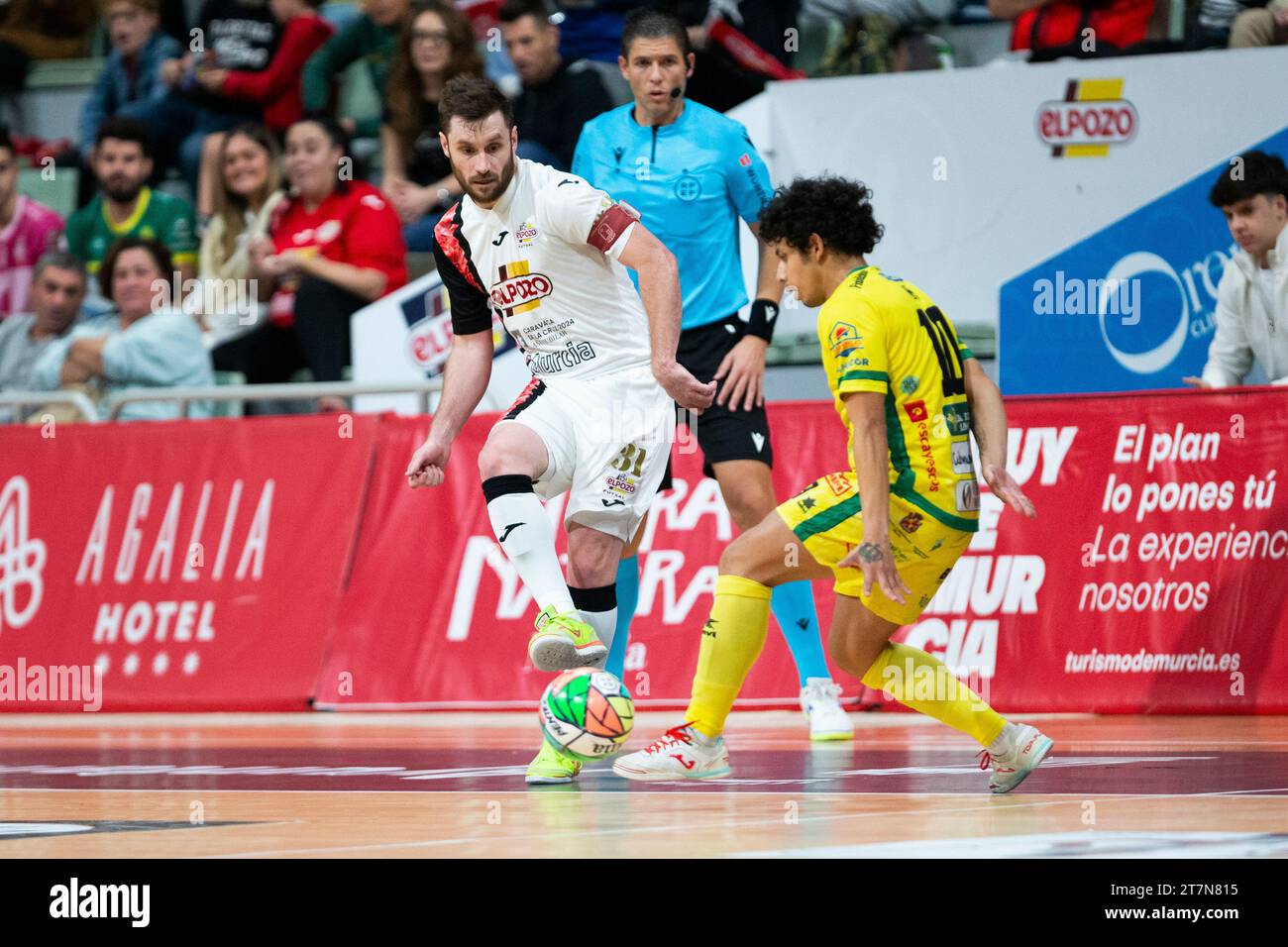 Fabricio Bastezini 'Gadeia' joueur de ElPozo Murcia pendant le match ELPOZO MURCIA FS vs JAEN PARAISO INTERIOR FS. LNFS First Division Futsal Leagu Banque D'Images