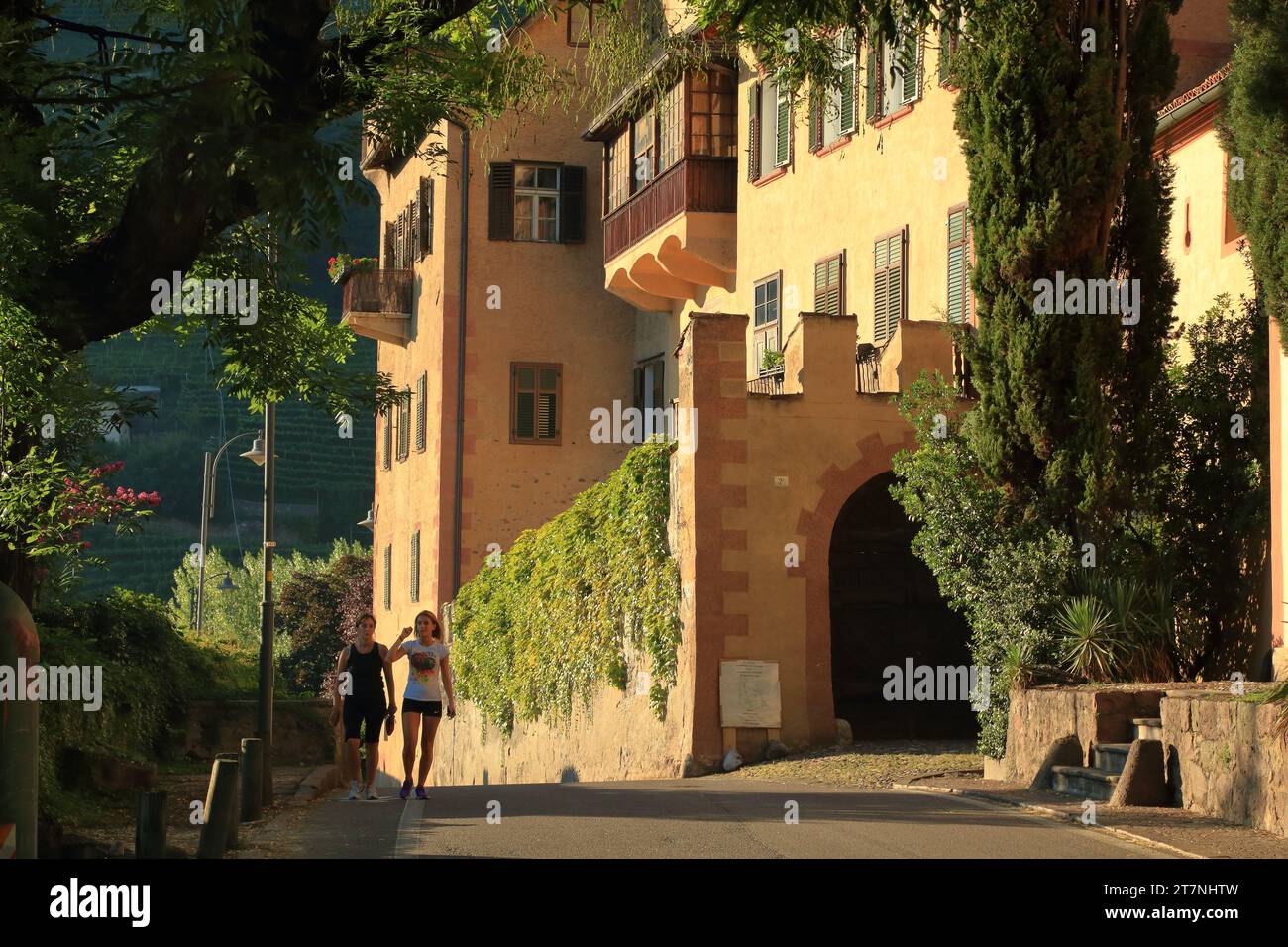 Château de Klebenstein, Schloss Klebenstein, Castello di Sant'Antonio. Bozen (Bolzano), Tyrol du Sud (Haut-Adige, Südtirol), Italie Banque D'Images
