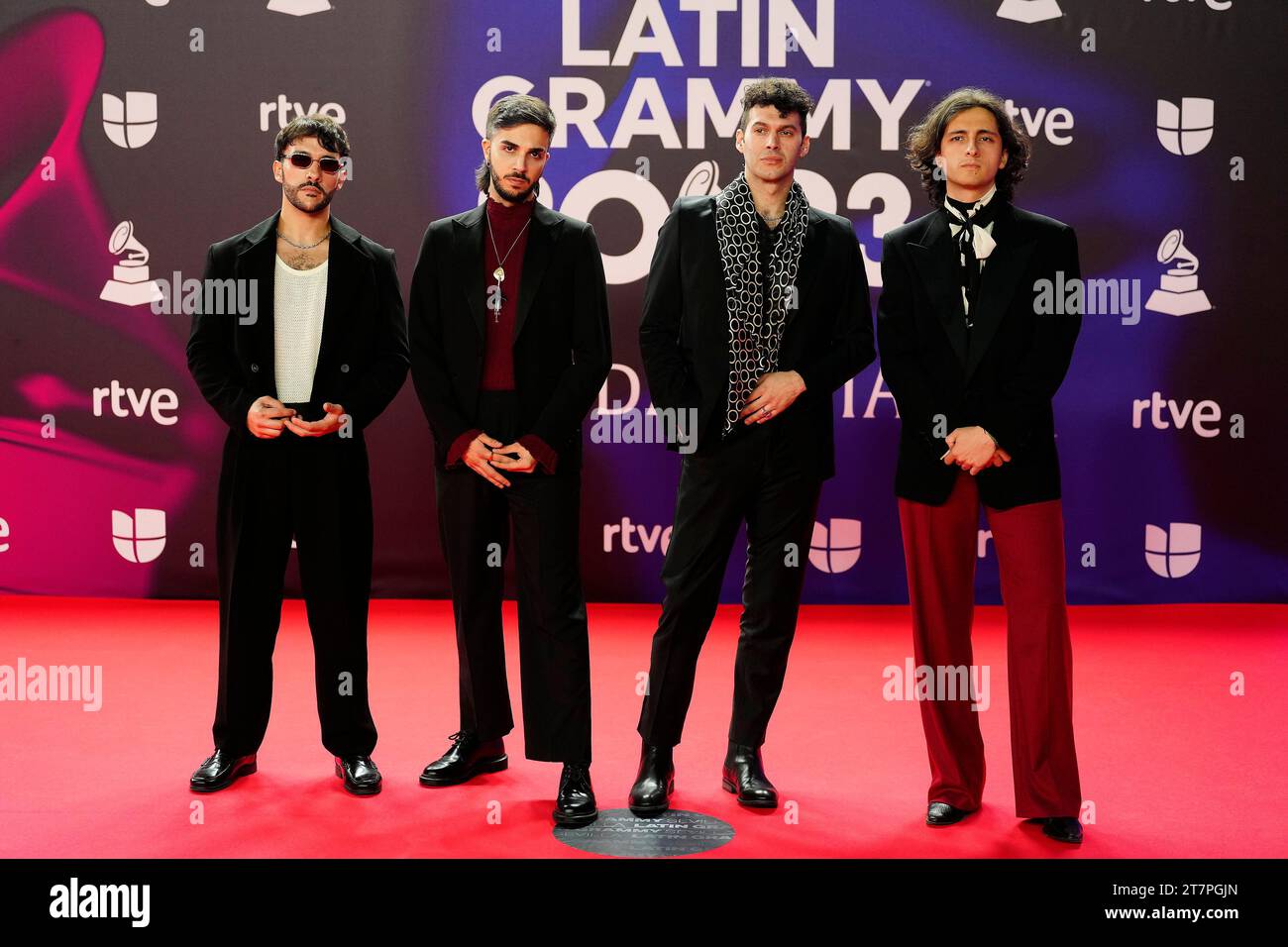 16 novembre 2023, Séville, Andalousie, Espagne : Arde Bogota assiste au tapis rouge lors de la 24e édition des Latin GRAMMY Awards au FIBES le 16 novembre 2023 à Séville, Espagne (image de crédit : © Jack Abuin/ZUMA Press Wire) USAGE ÉDITORIAL UNIQUEMENT! Non destiné à UN USAGE commercial ! Banque D'Images