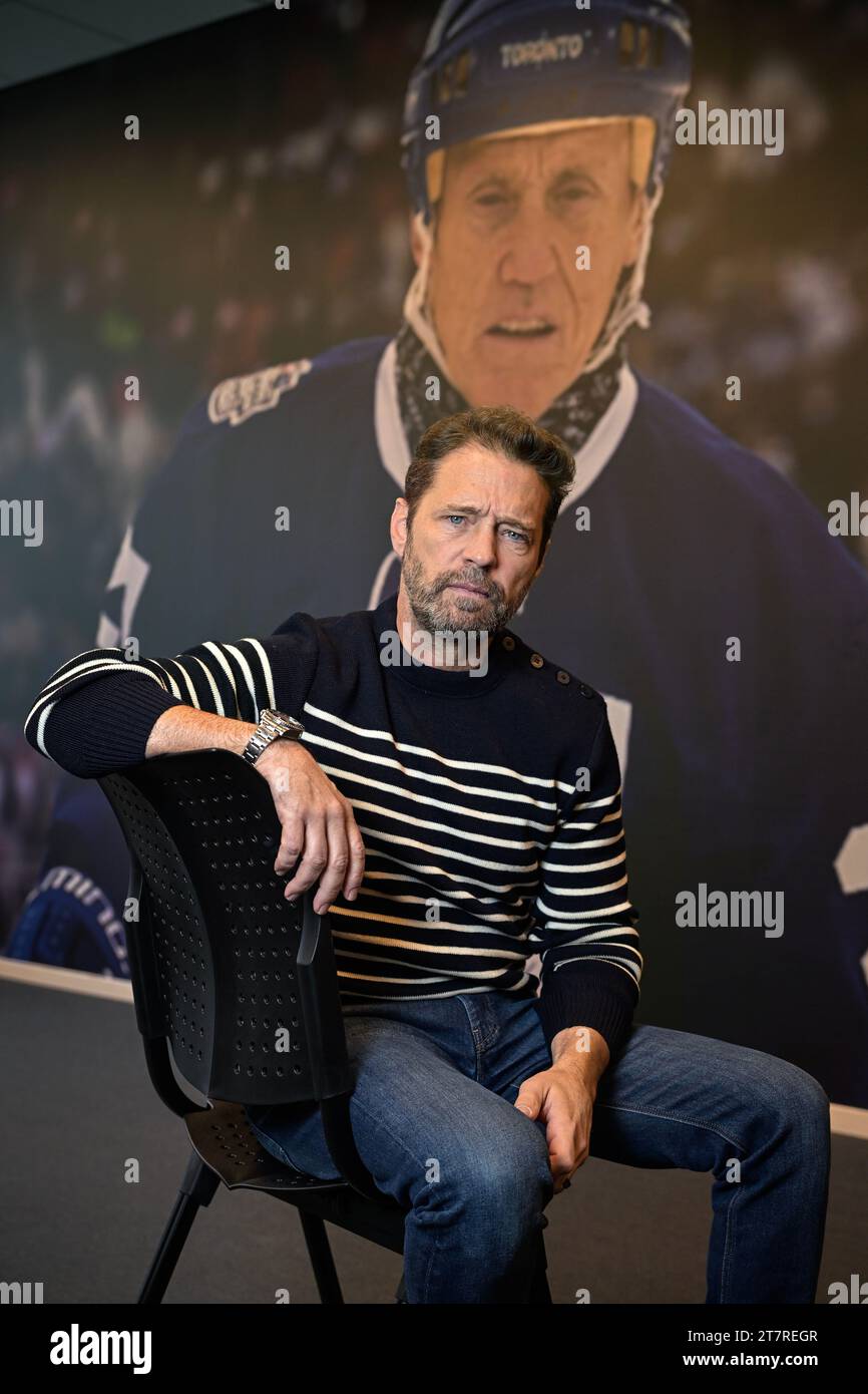 L'acteur Jason Priestley photographié avant la première de la mini-série suédoise 'Börje - le voyage d'une légende' à Stockholm, en Suède, sur Novembe Banque D'Images