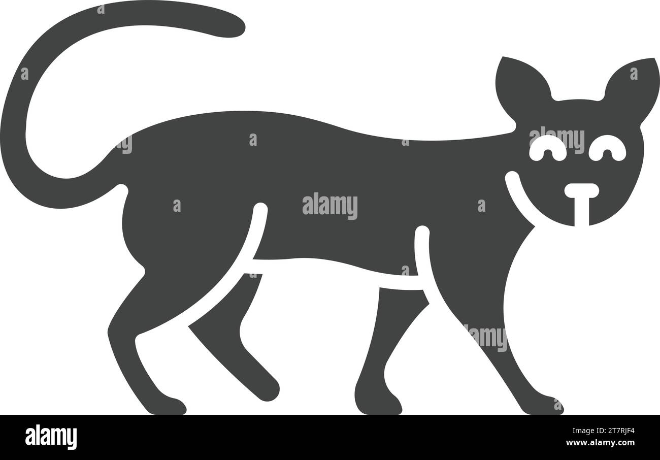 Image vectorielle de l'icône Cat. Illustration de Vecteur