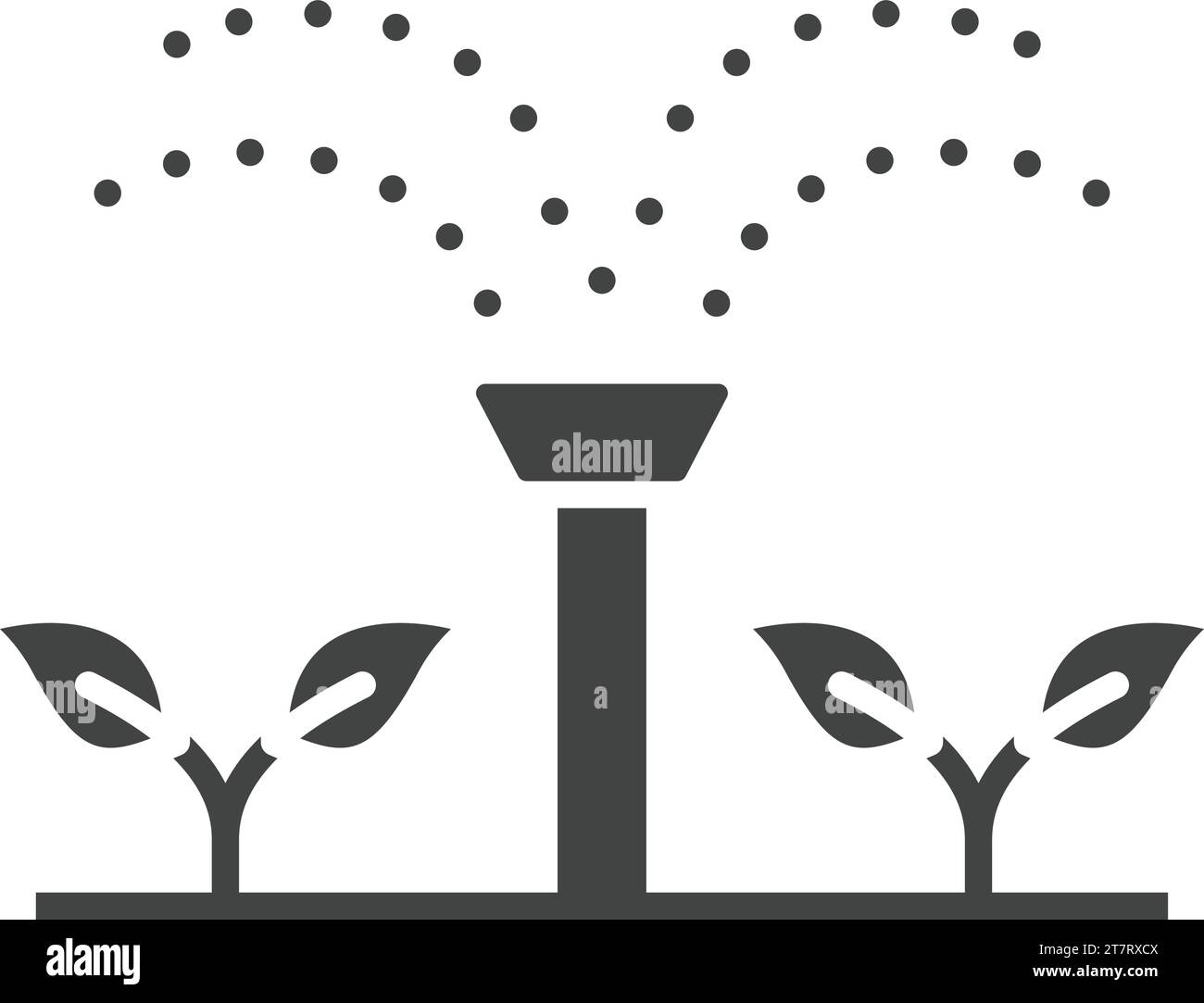 Image vectorielle de l'icône d'irrigation. Illustration de Vecteur